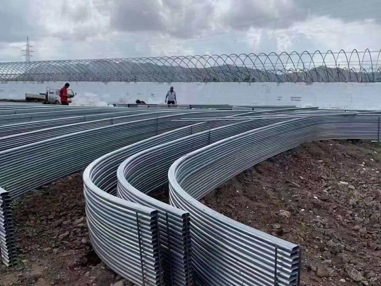 İnce Duvar Galvanizli Eliptik Boru